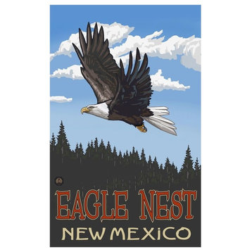 Paul A. Lanquist Eagle Nest New Mexico Eagle Soaring Art Print, 24"x36"