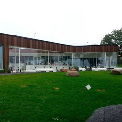 Frameless Sliding Glass Wall for Restaurant - Patio Doors