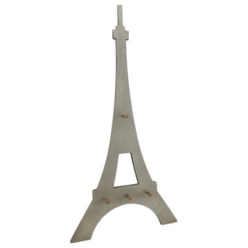Eiffel Tower Shaped Decorative Wooden Wall Hook Hanging