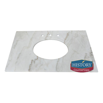 History Countertops White Marble
