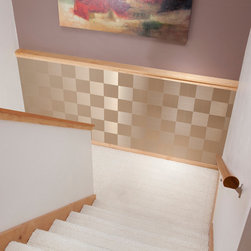 Aspect 3x6 Metal in Brushed Champagne - Home Decor