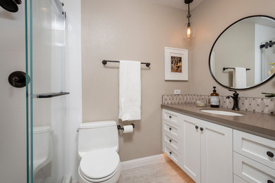 Inspiration for a contemporary bathroom remodel in San Francisco
