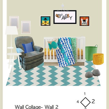 Fun and Colorful Nursery for a Baby Boy- Animal Theme