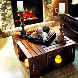 Wine Crate Coffee Table // Rustic Coffee Table // Coffee Table // Table - Coffee Tables