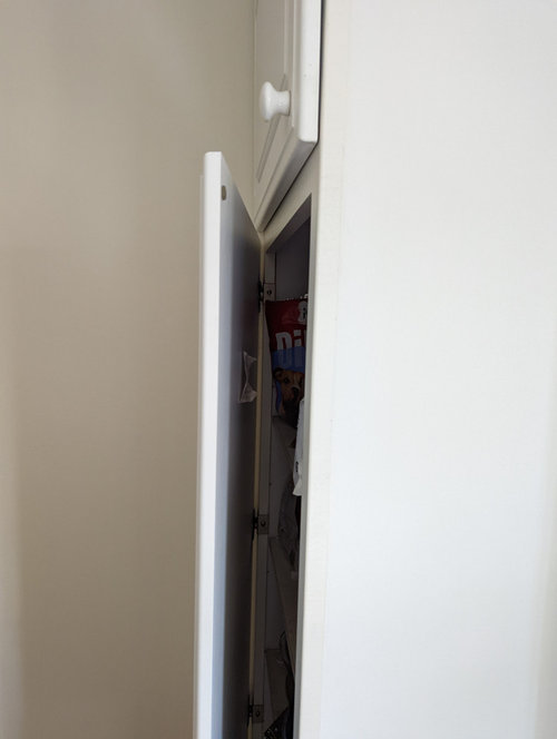 Large single door won't close