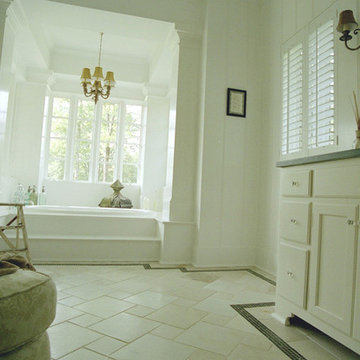 French Country Bathroom in Hunt Country Virginia