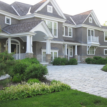 Cobblestone driveway