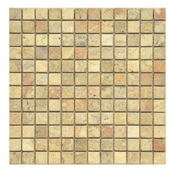 Scabos Travertine Mosaic Tile Tumbled - Home Accessories & Decor
