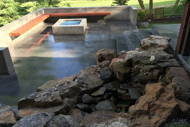 Inspiration for a modern deck remodel in Kansas City