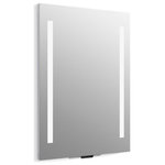 Kohler - Verdera Voice K99571-VLAN-NA 24" W x 33" H Lighted Mirror, Amazon Alexa - This Amazon Alexa-enabled Verdera Voice mirror brings optimally bright, shadowless light and full stereo sound to your bathroom with convenient voice command. It offers well-designed seamless integration of Amazon Alexa, minimizes clutter and delivers optimal interaction. Alexa-enabled so you can ask to play music, hear the news, check weather, control smart home devices, and more.