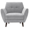 Serta at Home Artesia Accent Chair in Smoke Gray