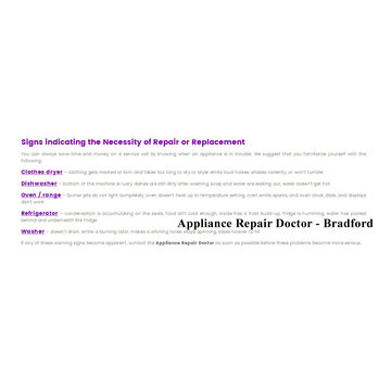 Refrigerator Repair Bradford - Appliance Repair Doctor (289) 831-1629