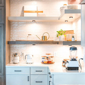 Graywood and Copper Kitchen