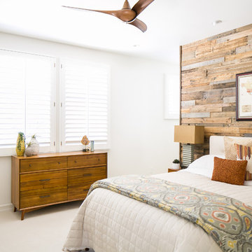 Bedroom Wall with Reclaimed Wood