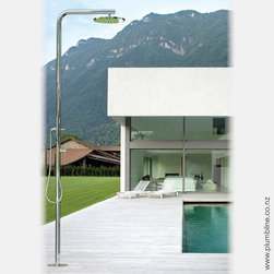 Classy Outdoor Shower With Mixer & Handshower - Outdoor Showers