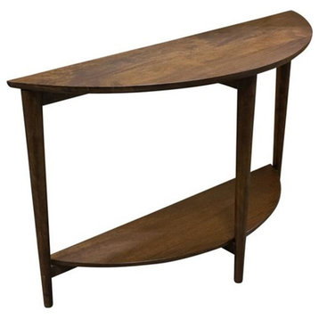 Baja Solid Mango Wood Console Table - Brown