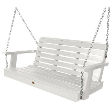 Soren Porch Swing 4', White