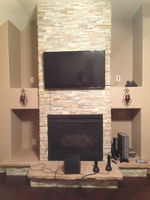 Fireplace "cubby holes"