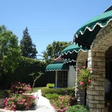 Long Dome Fabric Awning
