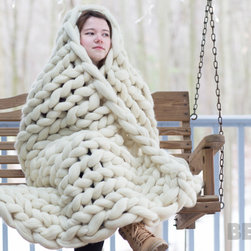 Merino Wool Throw - Blankets