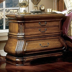 AICO Furniture - Tuscano Nightstand in Biscotti - 34040 - Bedroom Products