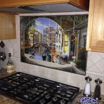 Backsplash Ideas - Archway to Venice Tile Mural
