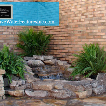Small pool waterfall