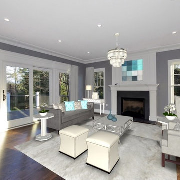 3D Design Renderings: Living Room