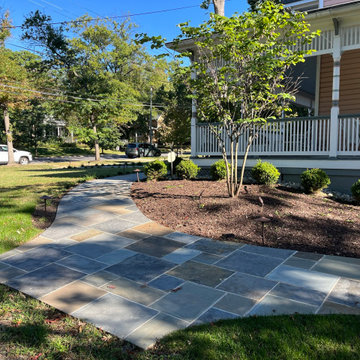 Rejuvenated Walkway and Driveway in Takoma Park Maryland