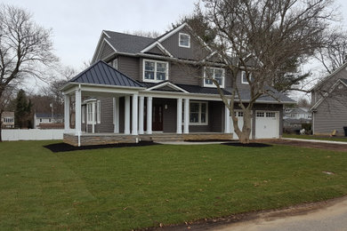 Traditional exterior home idea in New York