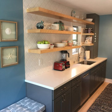 Beach Condo Kitchen Remodel - Before and After