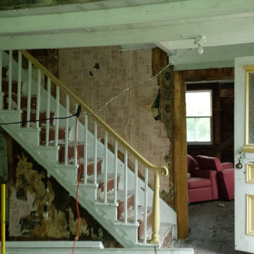 Historical restoration on house in Brigus