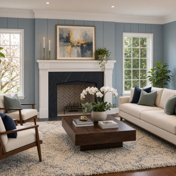 Colorful Seattle Elegance | Magnolia Puget Sound View Remodel