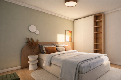 Idée de décoration pour une chambre design.