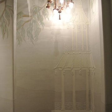 Chinoiserie Powder Bathroom