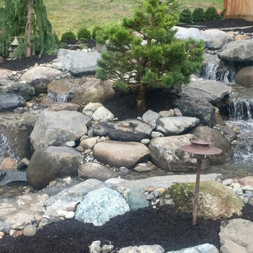 Waterfall and Koi Pond
