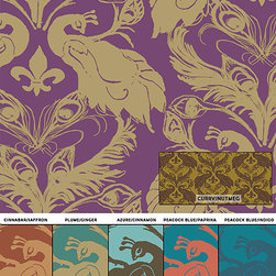 Casart coverings - Removable & Reusable Peacock Patterns - Wallpaper