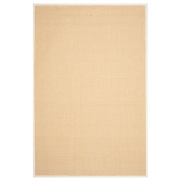 Safavieh Natural Fiber Collection NF441 Rug, Maize/Wheat, 8' X 10'