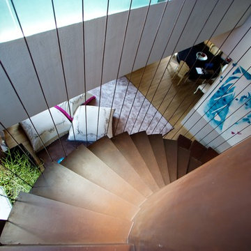 curved stair