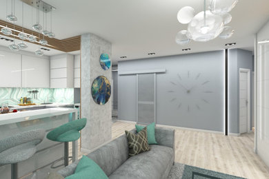 Дизайн проект 3-х комнатной квартиры "Пифагор"