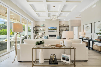 Inspiration for a living room remodel in Orlando