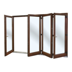 Breeze Panel Folding Glass Wall - Interior Doors