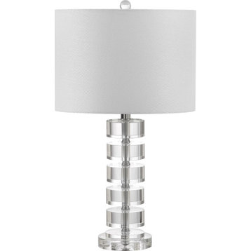 Frances Table Lamp (Set of 2) - Clear, Off White