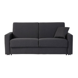 Breeze Modern Italian Sofa-Bed by Pezzan | Dark Grey - $1,829 - Sleeper Sofas