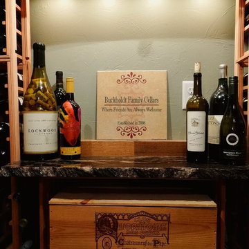 Lower Level Remodel with Wine Cellar in Wauwatosa