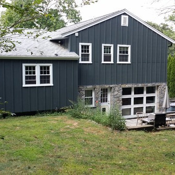 Iron Grey HardiePanel Board and Batten