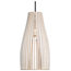 Ena Pendant Lamp, White and Black, Large