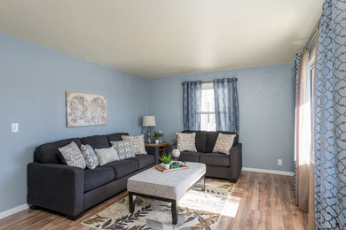 Living room - transitional living room idea in Other