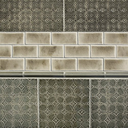 Scraffito Pattern A 5x10 and 8x8 - Tile