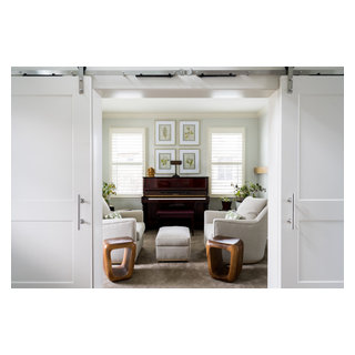 Eagle Creek Home Transformation - Modern - Family Room - Indianapolis ...